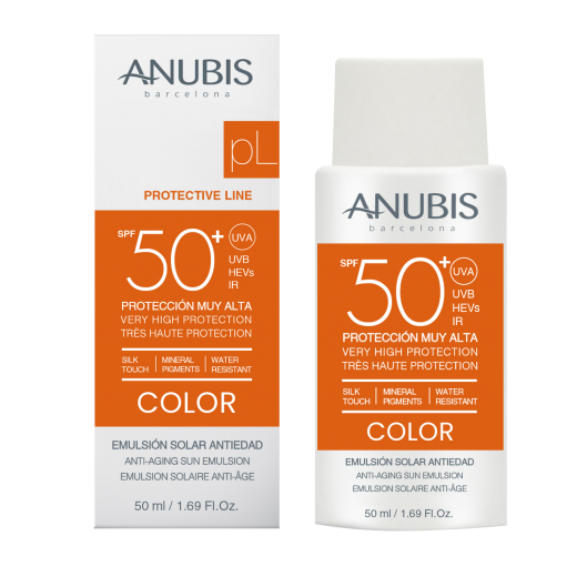 Protección Solar Con Color SPF 50+ Anti-Aging Sun Emulsion Anubis